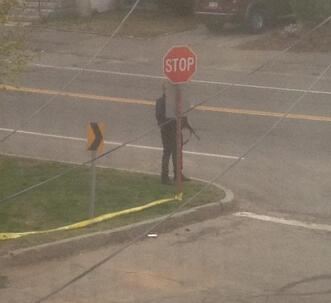 marathon bombing search in belmont, ma.