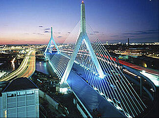 iconic boston leonard p zakim bunker hill bridge